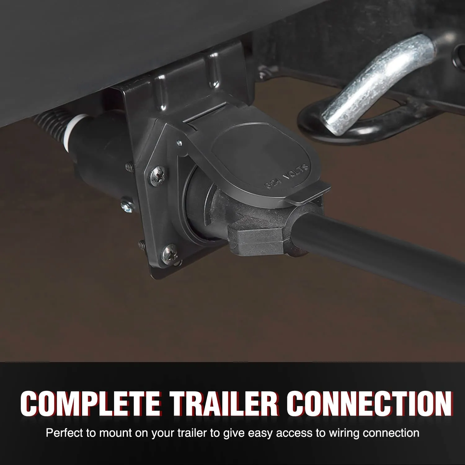 16FT Heavy Duty 7 Way Inline Trailer Cord