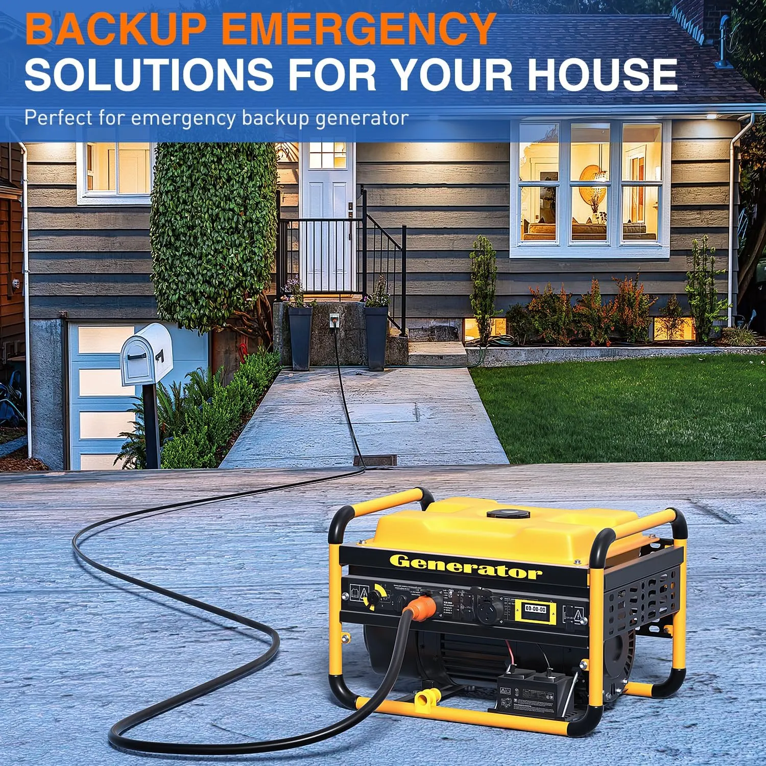30Amp 50FT Generator Extension Cord