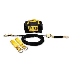 3M™ Sayfline Synthetic Horizontal Lifeline Systems, 100ft, Tie-Off Adaptors/Bag, 7600510