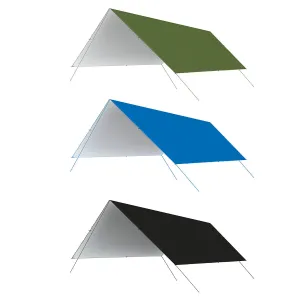 3x3m Awning Waterproof Canopy Sunshade Hammock Rain Beach Sun Shelter Camping Tent