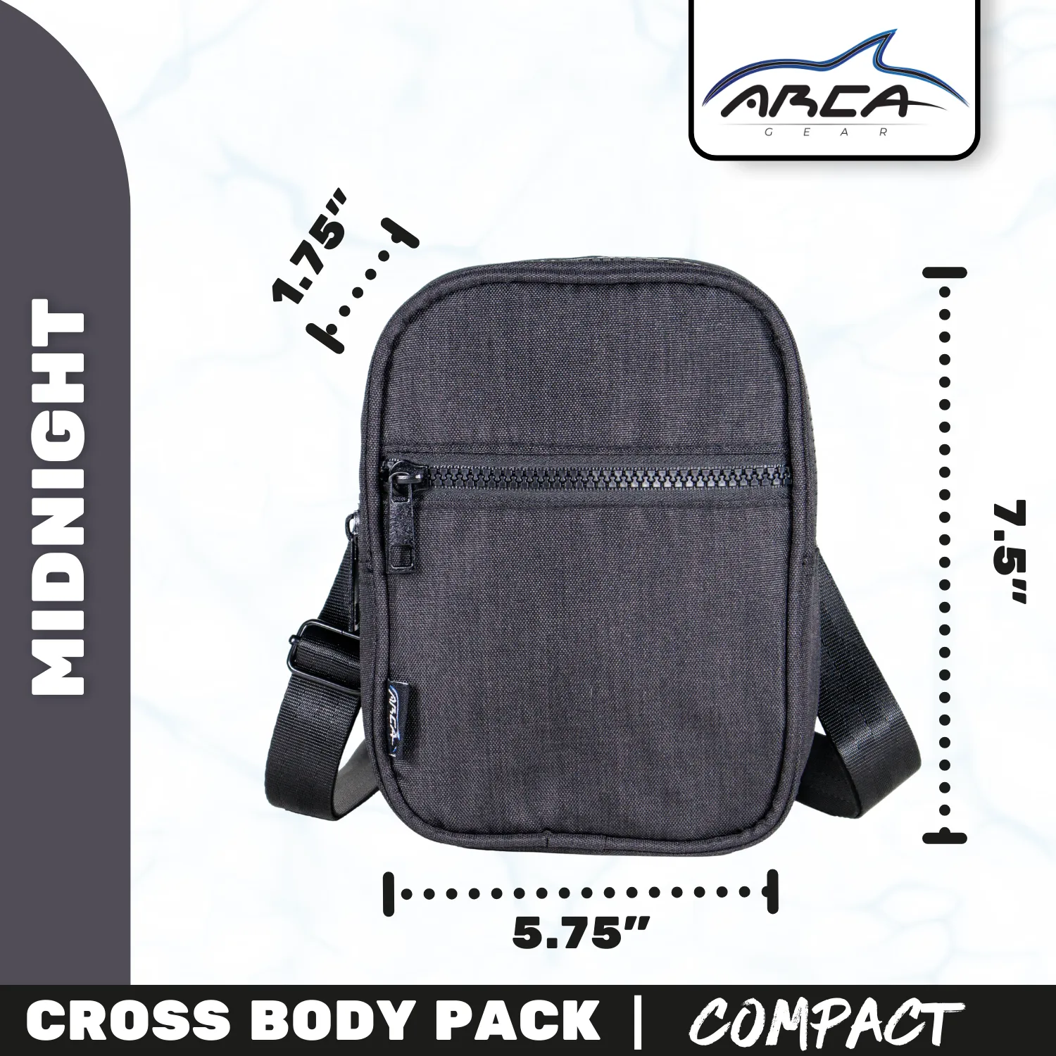 Arca Gear Cross Body Pack   RFID - All Your Essentials, Nothing Else