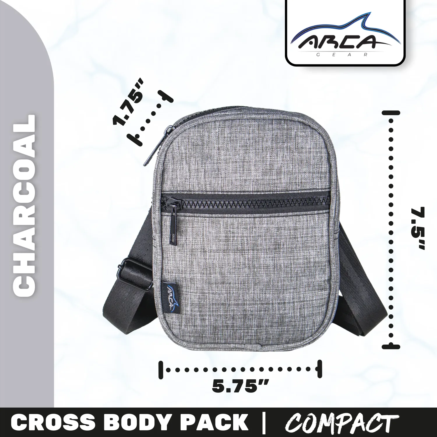 Arca Gear Cross Body Pack   RFID - All Your Essentials, Nothing Else