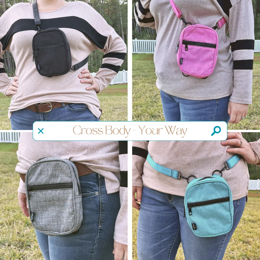 Arca Gear Cross Body Pack   RFID - All Your Essentials, Nothing Else