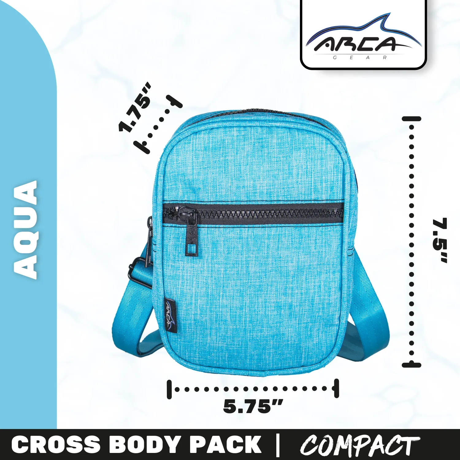 Arca Gear Cross Body Pack   RFID - All Your Essentials, Nothing Else