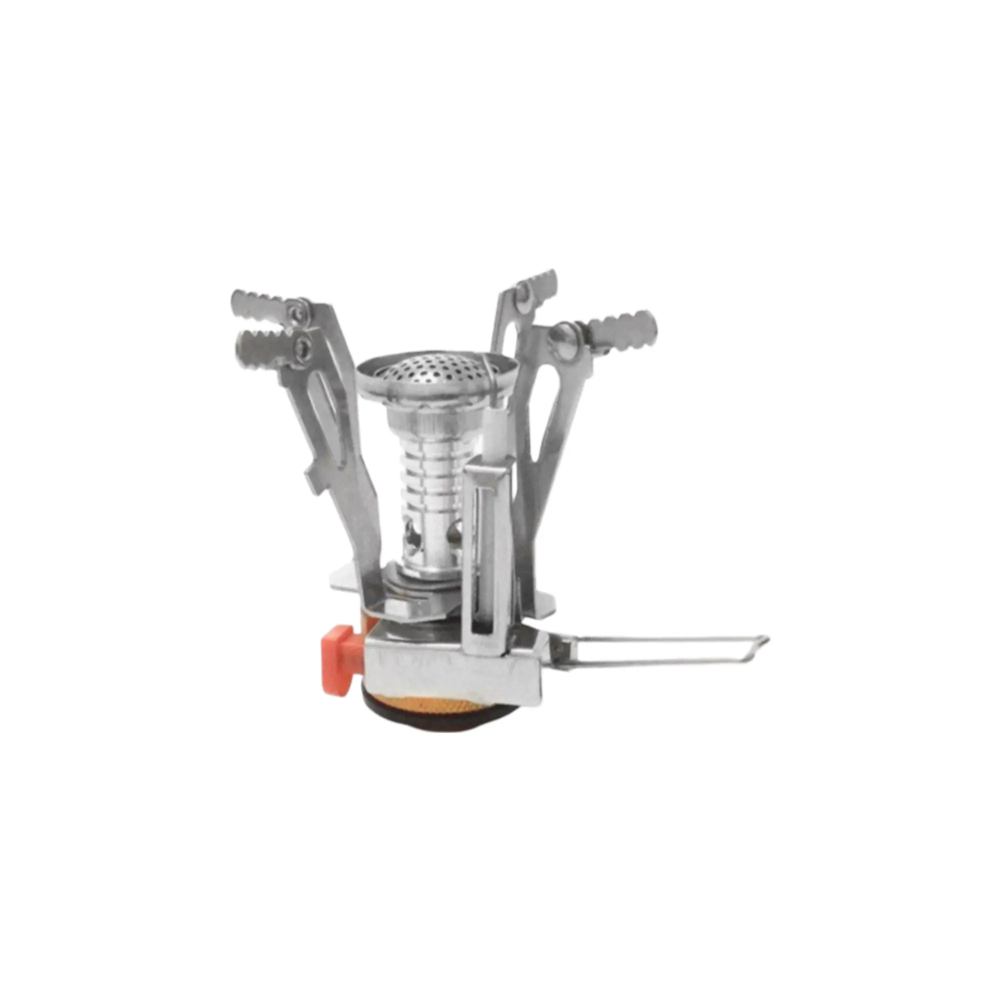 Camping Cookware Set – Mini Gas Stove with Stand, Fork, Spoon & Knife