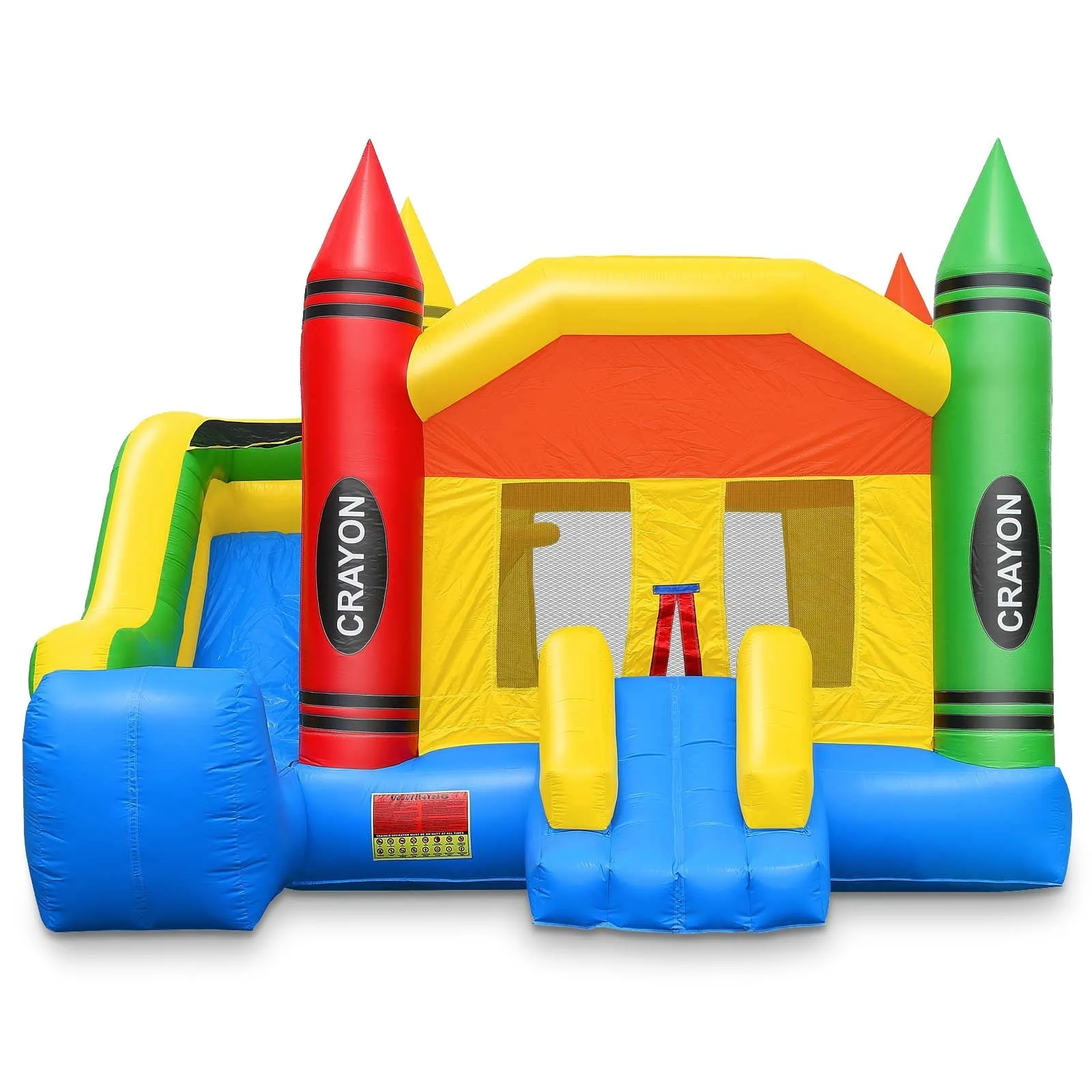 Commercial Crayon Castle Inflatable Bounce House w/ Blower by Cloud 9
