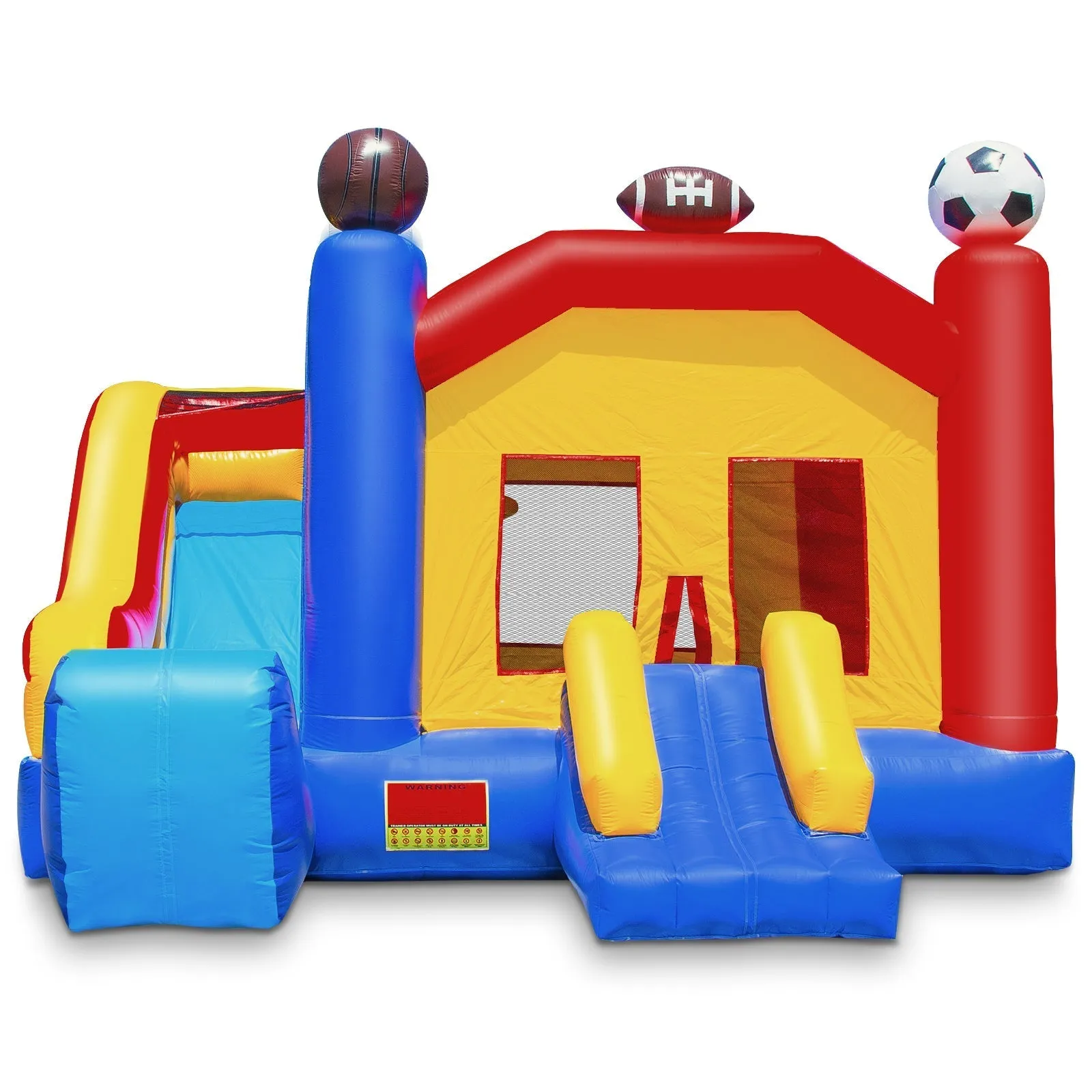 Commercial Sports Inflatable Bounce House w/ Slide & Blower by Cloud 9