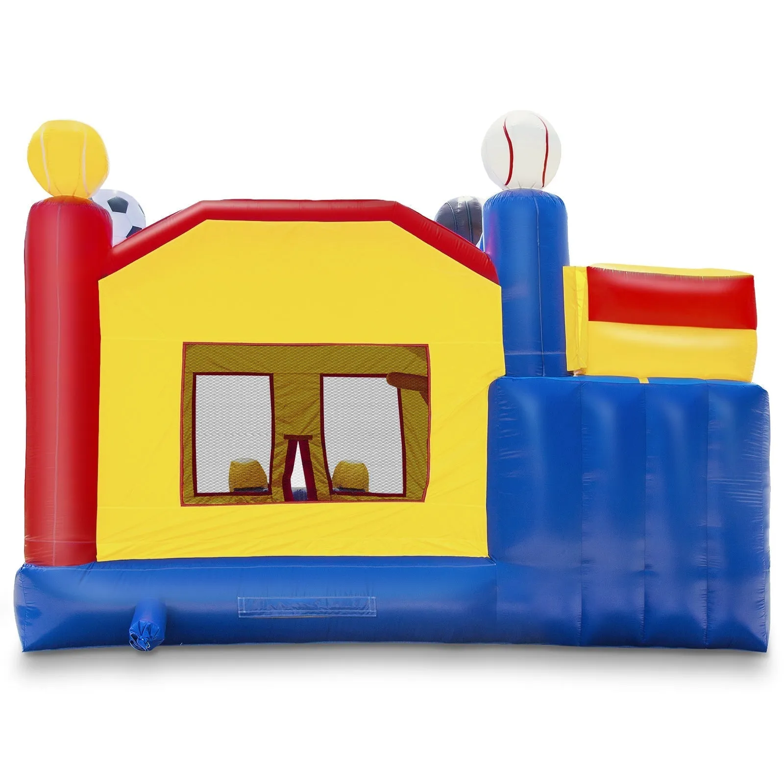Commercial Sports Inflatable Bounce House w/ Slide & Blower by Cloud 9