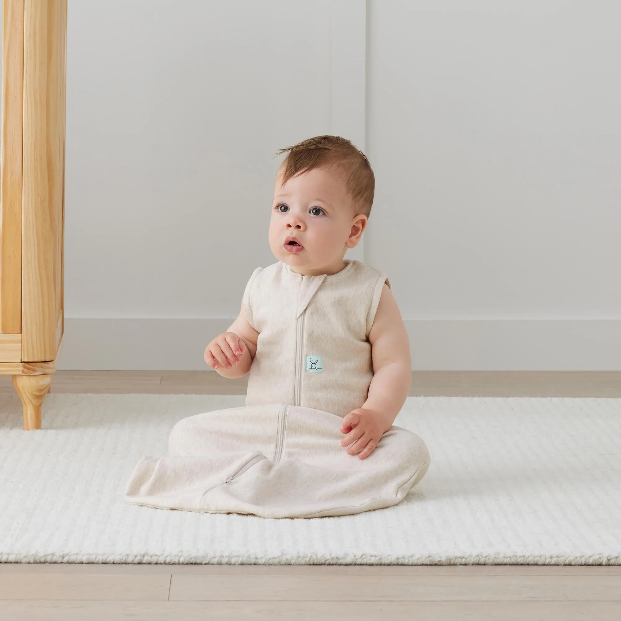 ergoPouch Jersey Sleeping Bag  1.0 TOG - Oatmeal Marle