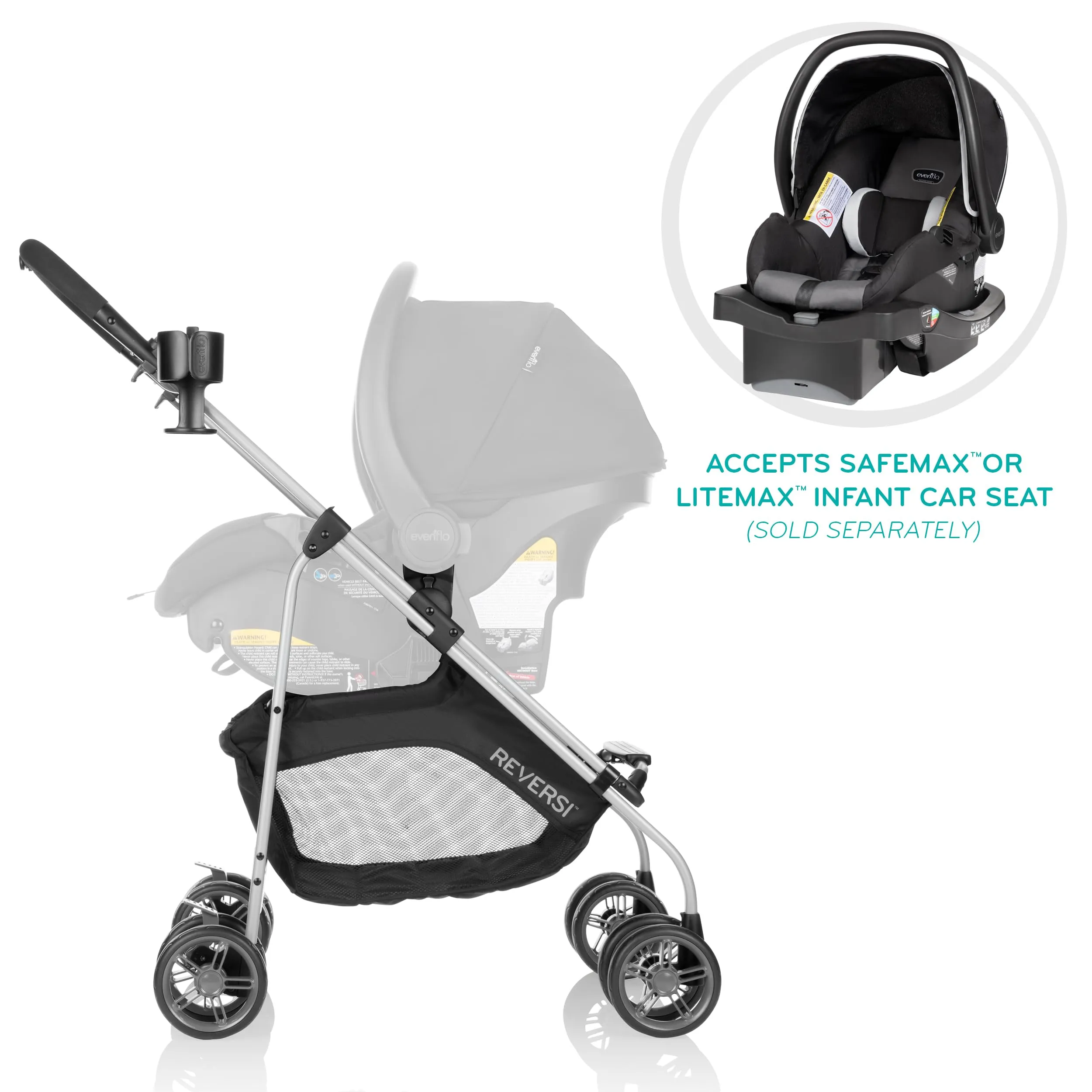 Evenflo Reversi Lightweight Reversible Stroller.