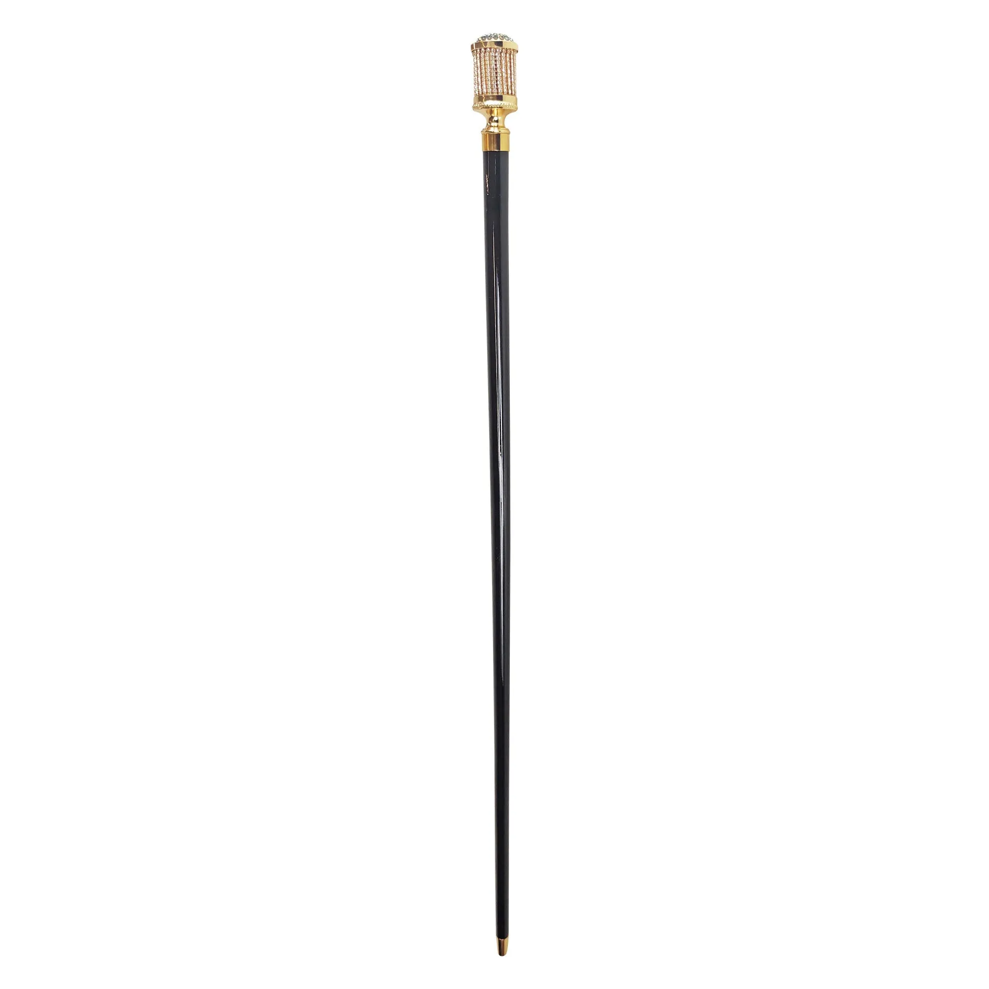 Fine and elegant walking stick with crystals
