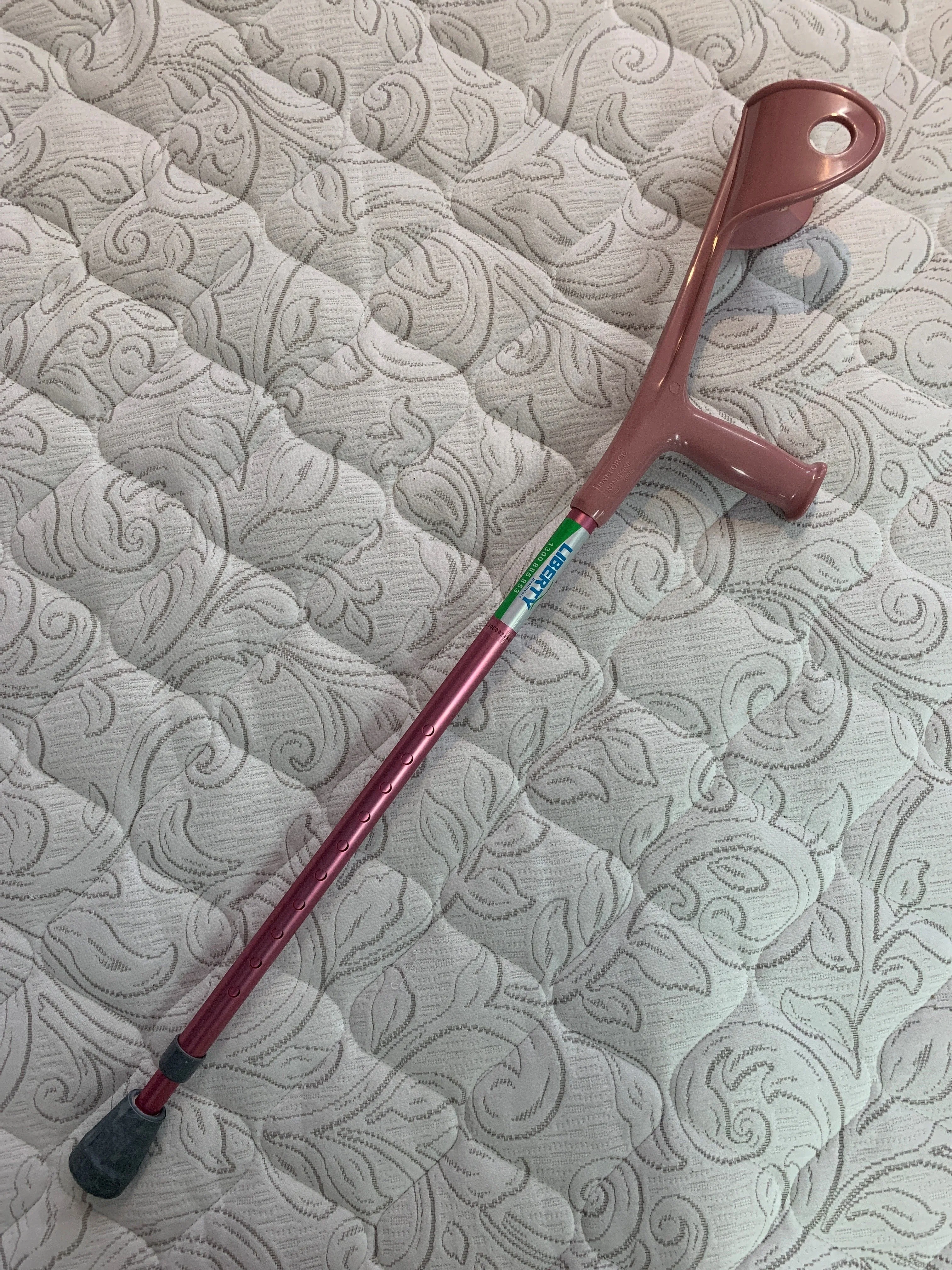 Forearm crutch pair Pink RPM86050-P Clearance