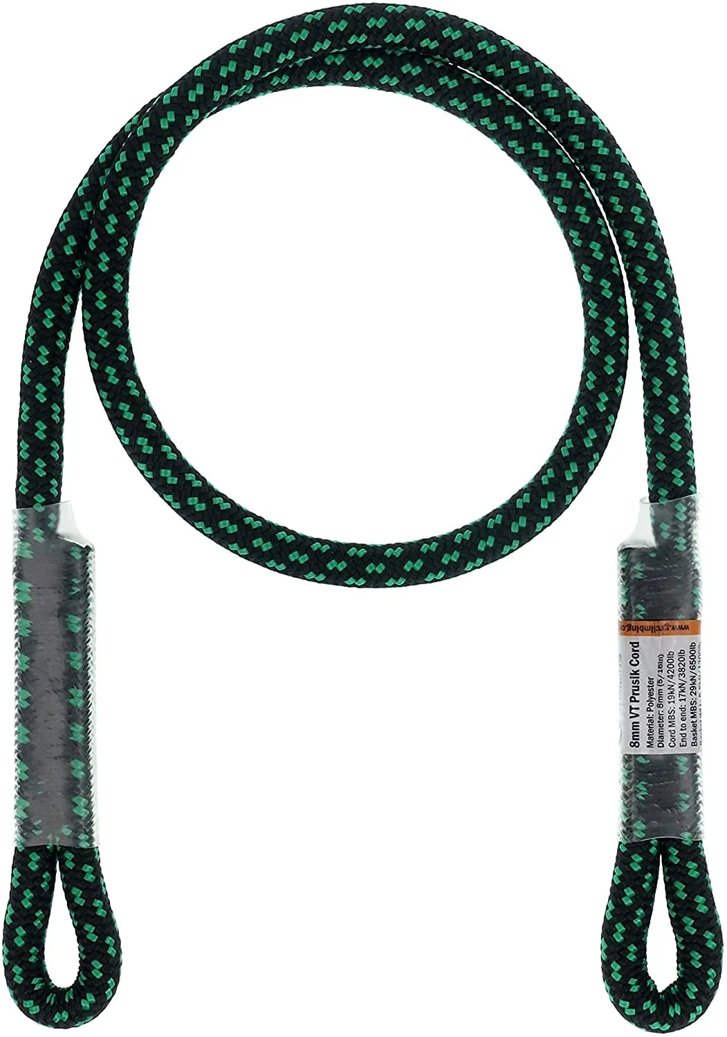 GM CLIMBING 8Mm (5/16") Prusik Sewn Eye-To-Eye Pre-Sewn 30 Inch