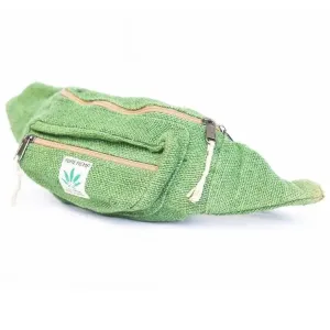 Handcrafted Green Hemp Fanny Pack – Stylish, Durable & Eco-Friendly