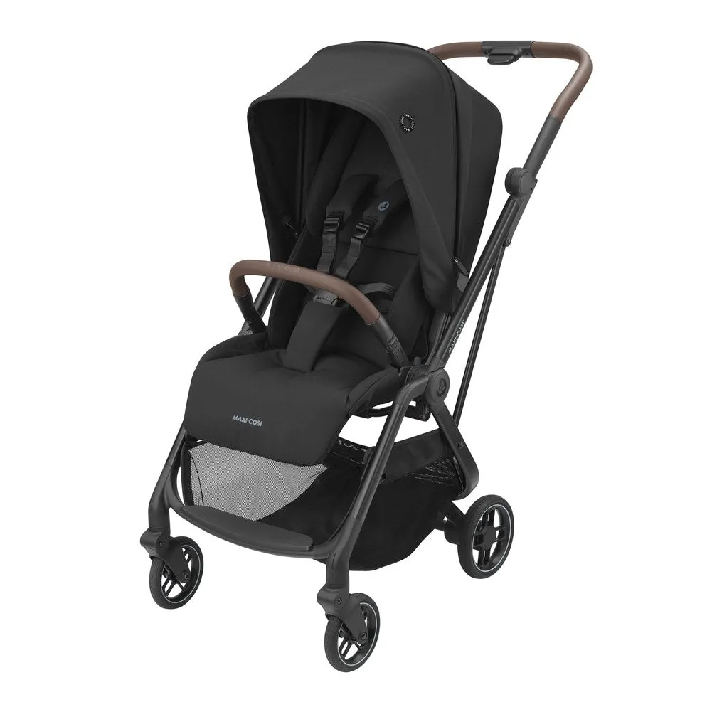 Maxi Cosi Leona Ultra Compact Stroller - Essential Black