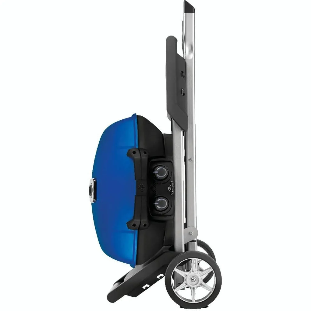 Napoleon TravelQ 285x with Scissor Cart and Griddle Liquid Propane Portable Gas Grill TQ285X-BL-1