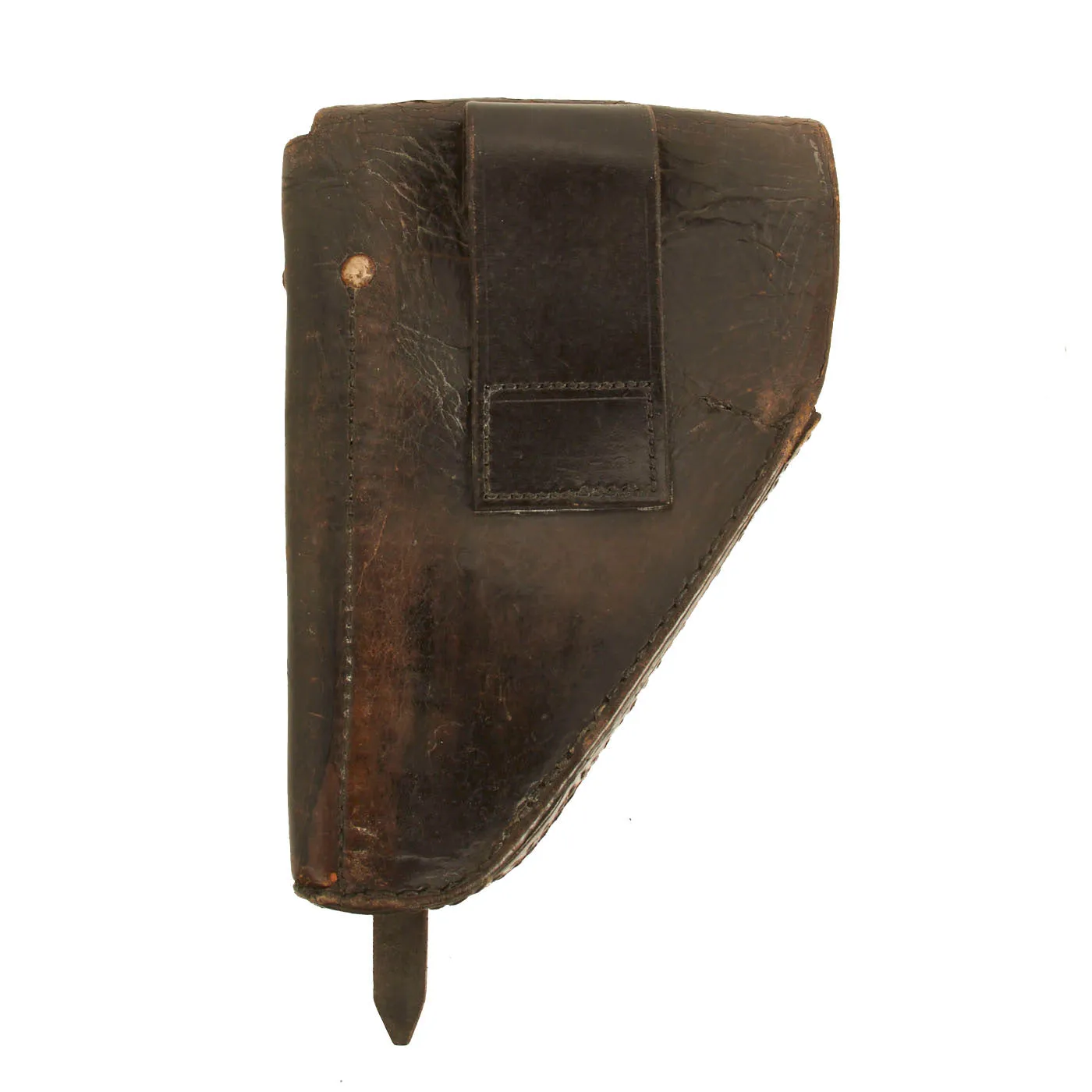 Original U.S. & German WWI & WWII Leather Holster Lot - 5 Holsters