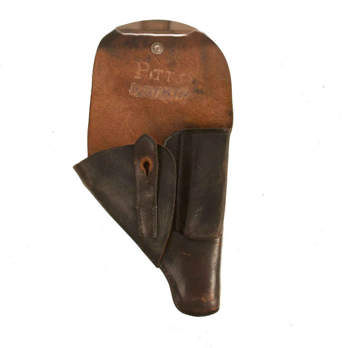 Original U.S. & German WWI & WWII Leather Holster Lot - 5 Holsters