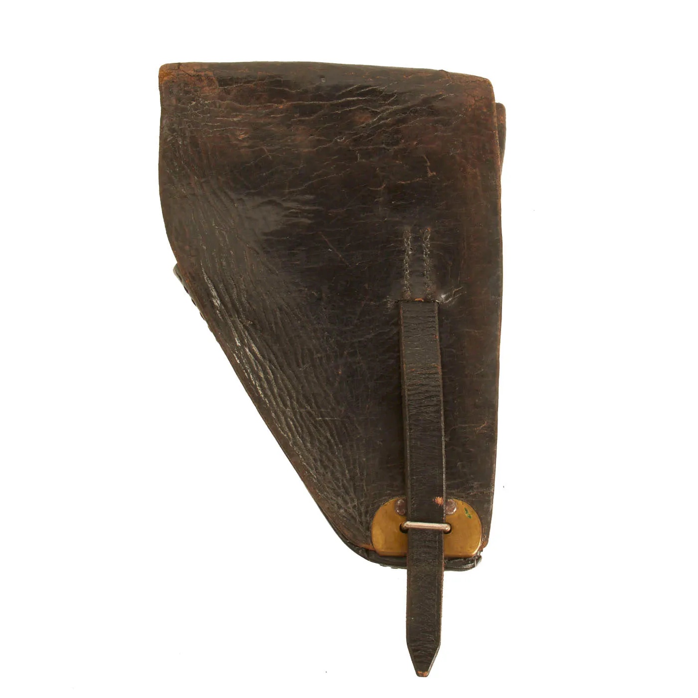 Original U.S. & German WWI & WWII Leather Holster Lot - 5 Holsters