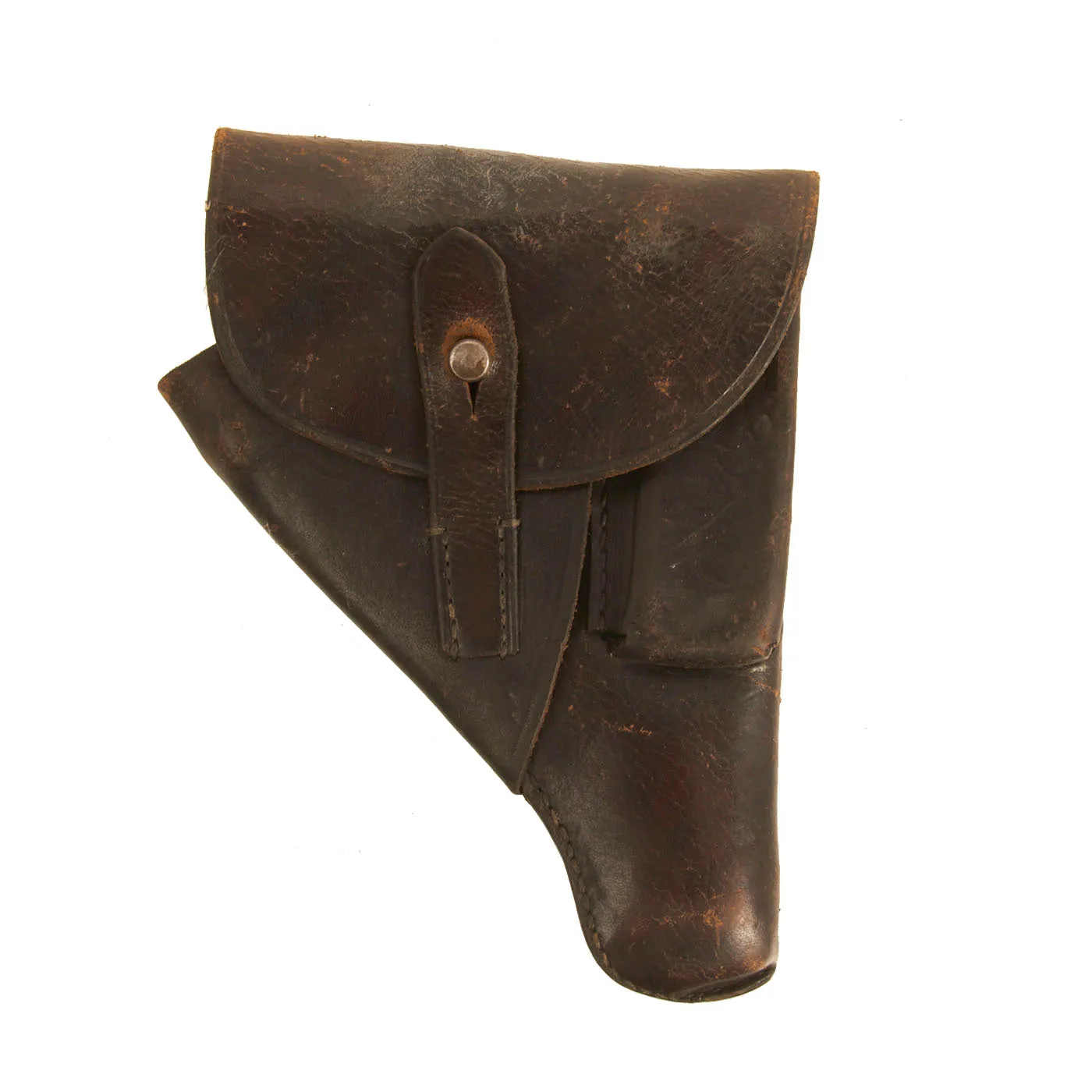Original U.S. & German WWI & WWII Leather Holster Lot - 5 Holsters