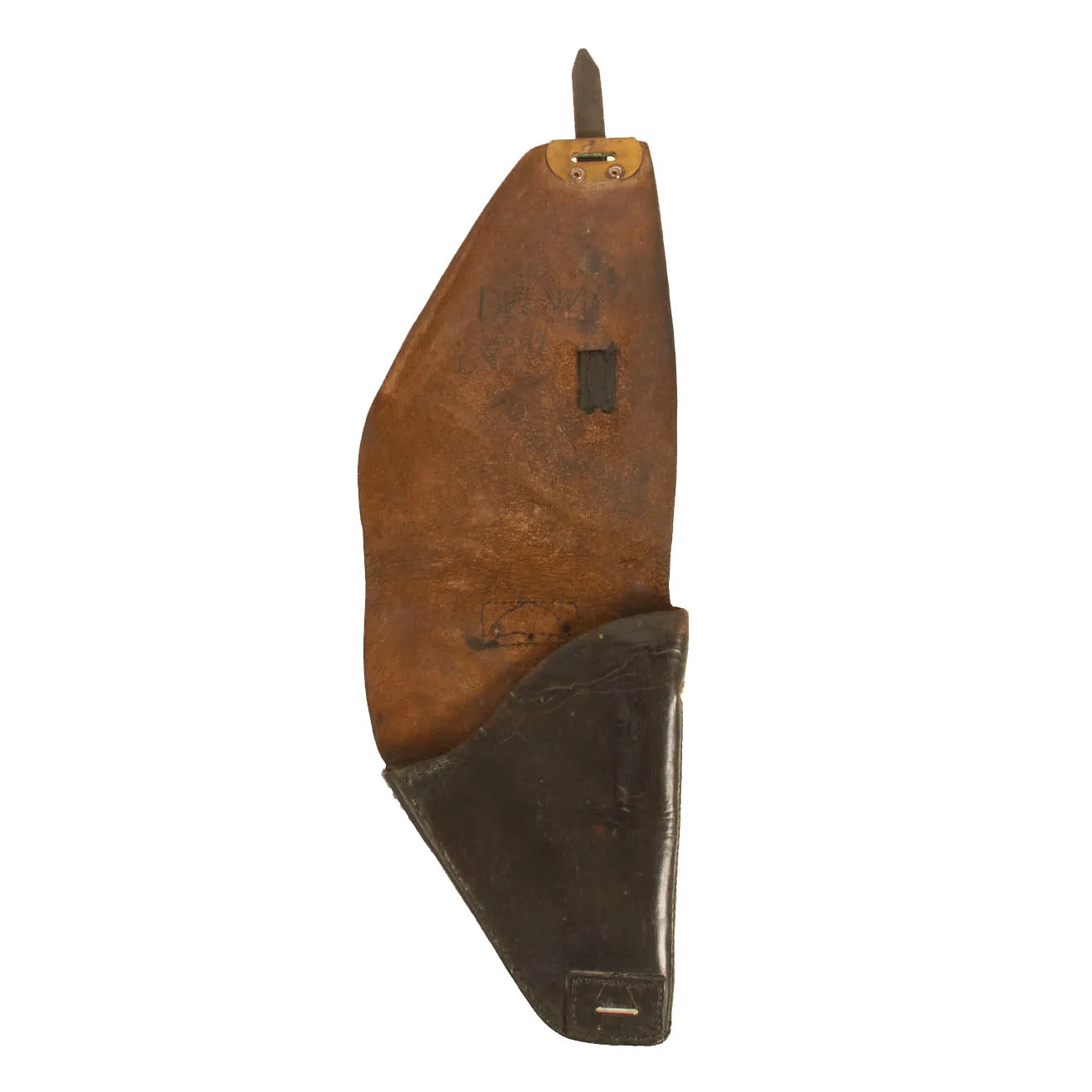 Original U.S. & German WWI & WWII Leather Holster Lot - 5 Holsters