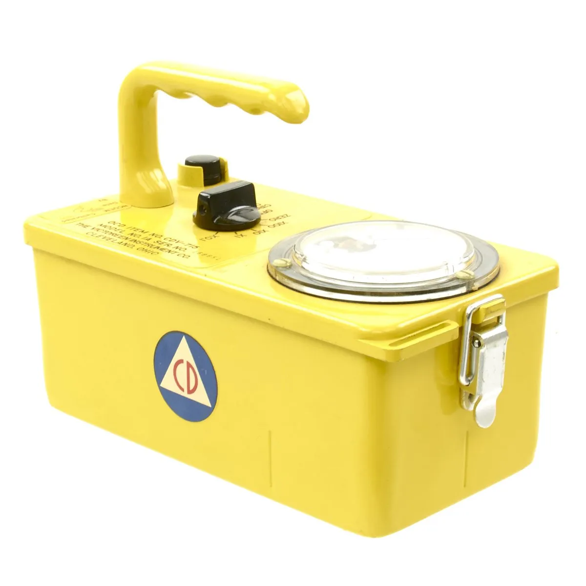 Original U.S. Cold War Civil Defense CD V-777-1 Shelter Radiation Kit with Lionel CDV-700 Geiger Counter Model 6b Radiation Detector