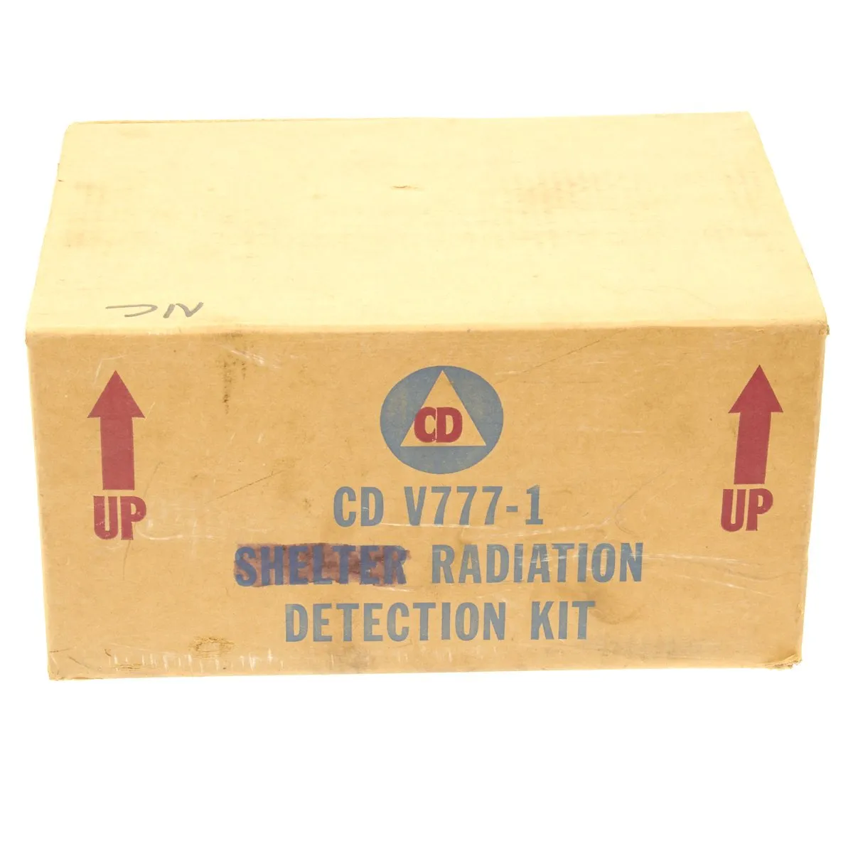 Original U.S. Cold War Civil Defense CD V-777-1 Shelter Radiation Kit with Lionel CDV-700 Geiger Counter Model 6b Radiation Detector