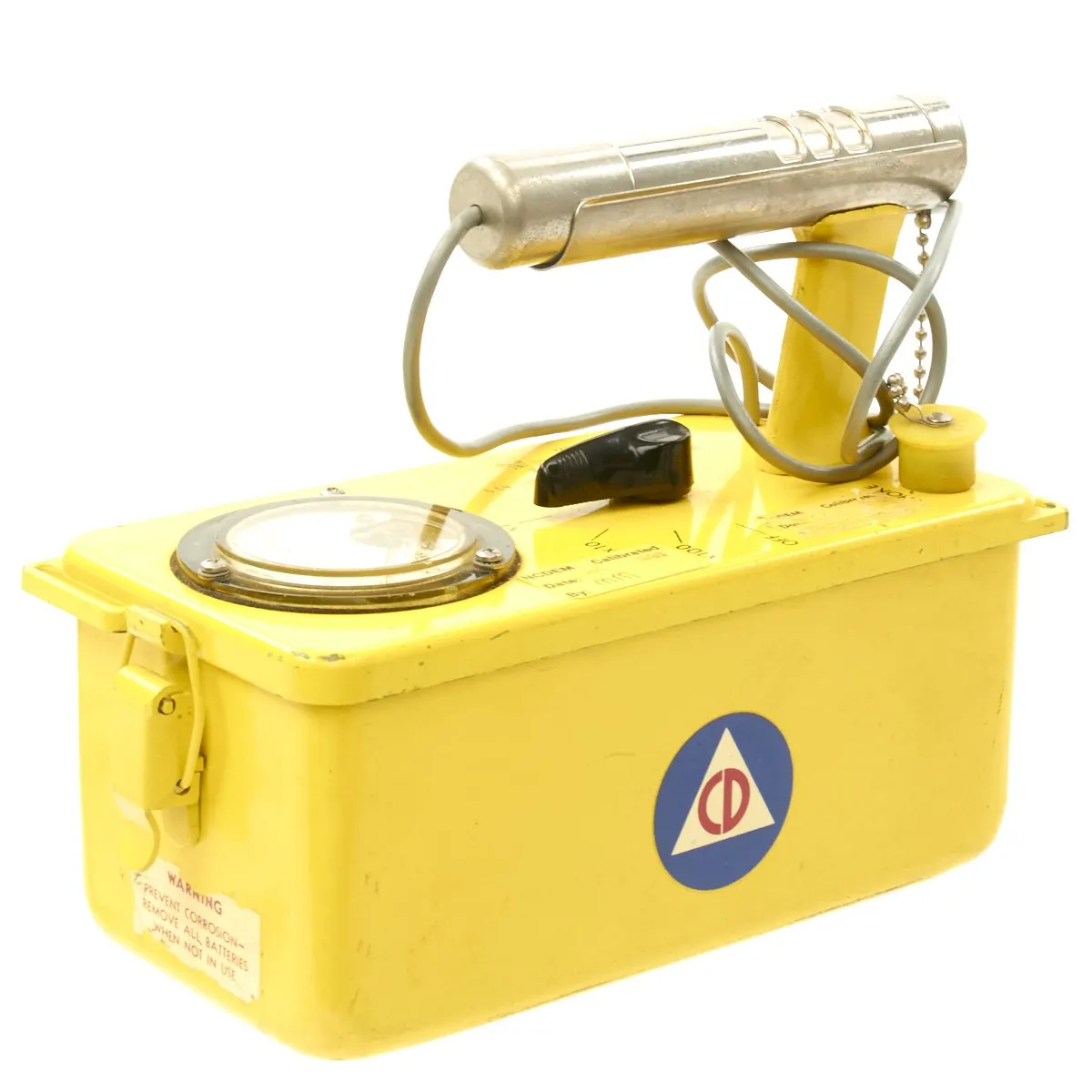 Original U.S. Cold War Civil Defense CD V-777-1 Shelter Radiation Kit with Lionel CDV-700 Geiger Counter Model 6b Radiation Detector