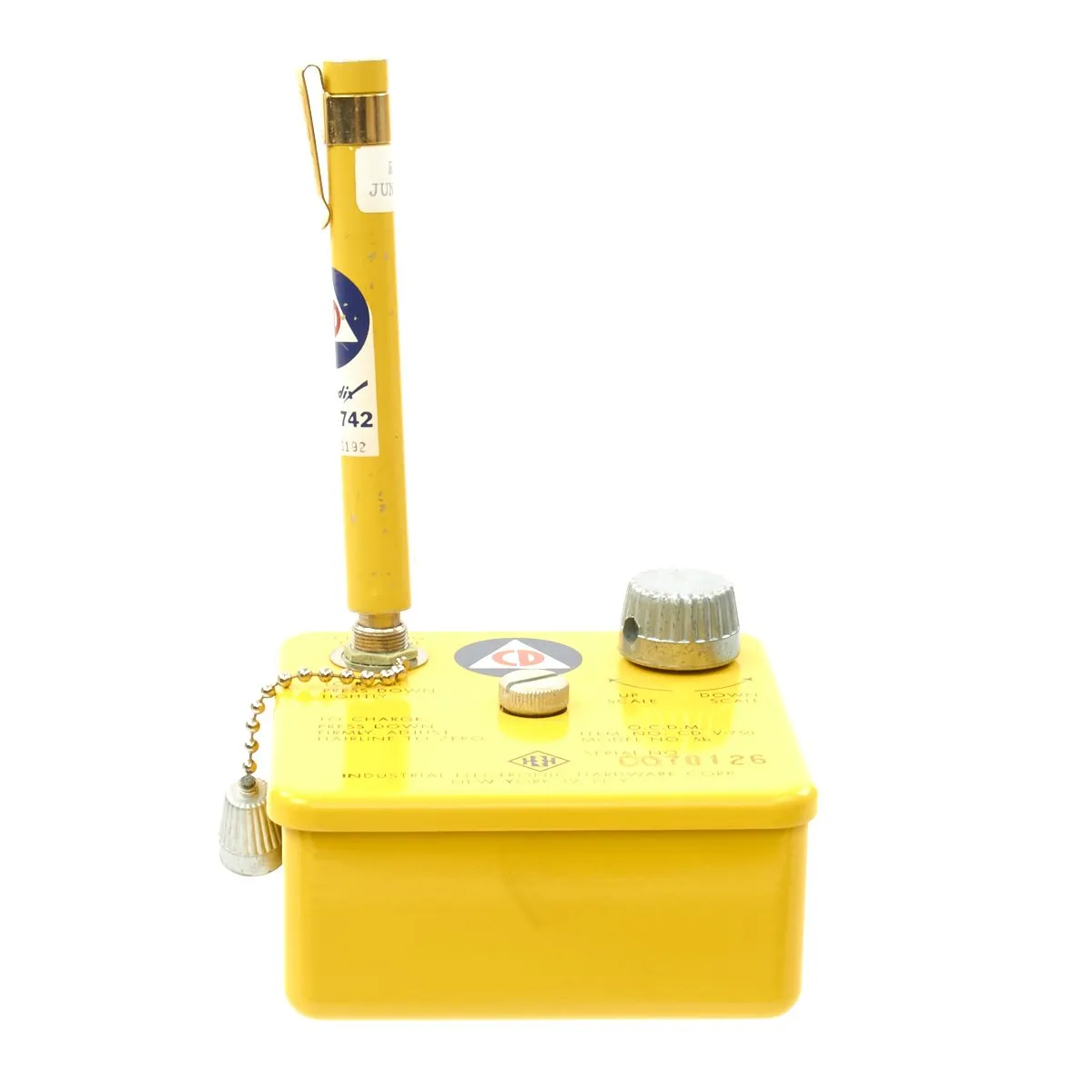Original U.S. Cold War Civil Defense CD V-777-1 Shelter Radiation Kit with Lionel CDV-700 Geiger Counter Model 6b Radiation Detector