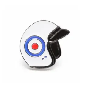 Pin Badge | Roundel Scooter Helmet Mod Design