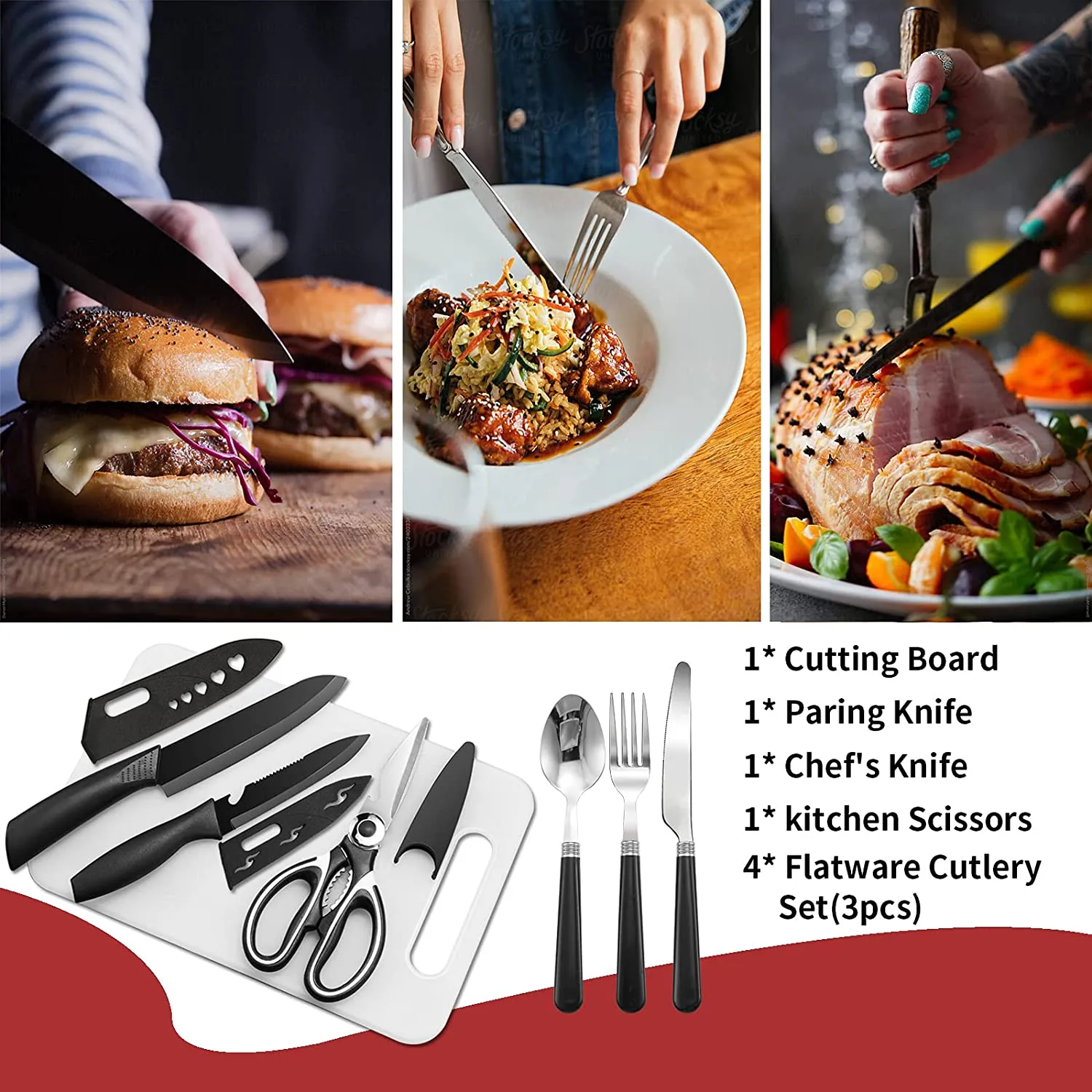 Portable Camping Kitchen Utensil Set-27 Piece Cookware Kit, Stainless Steel Outdoor Cooking and Grilling Utensil Organizer Travel Set Perfect for Travel, Picnics, Rvs, Camping, Bbqs, Parties and More