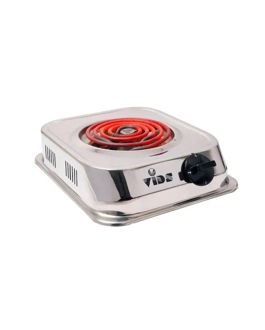 Portable Stainless Steel 1250 Watt Coil Electric Stove