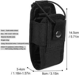 SILVER KNIGHT WALKIE TALKIE POUCH, MOLLE - 440