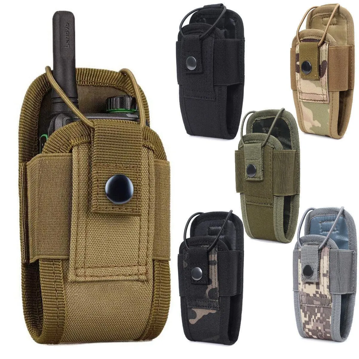 SILVER KNIGHT WALKIE TALKIE POUCH, MOLLE - 440
