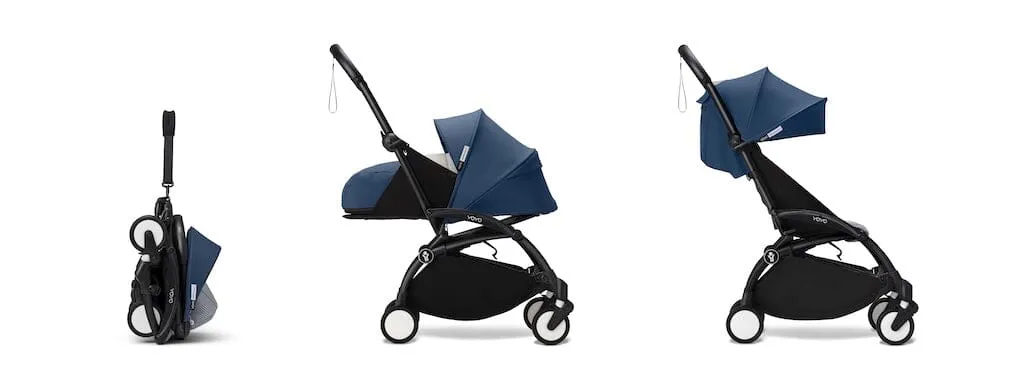 Stokke YOYO³ Complete Bundle: Stroller Frame, 0  Newborn Pack and 6  Color Pack