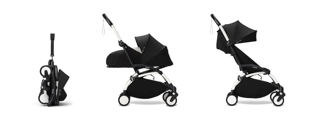 Stokke YOYO³ Complete Bundle: Stroller Frame, 0  Newborn Pack and 6  Color Pack