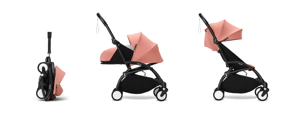 Stokke YOYO³ Complete Bundle: Stroller Frame, 0  Newborn Pack and 6  Color Pack