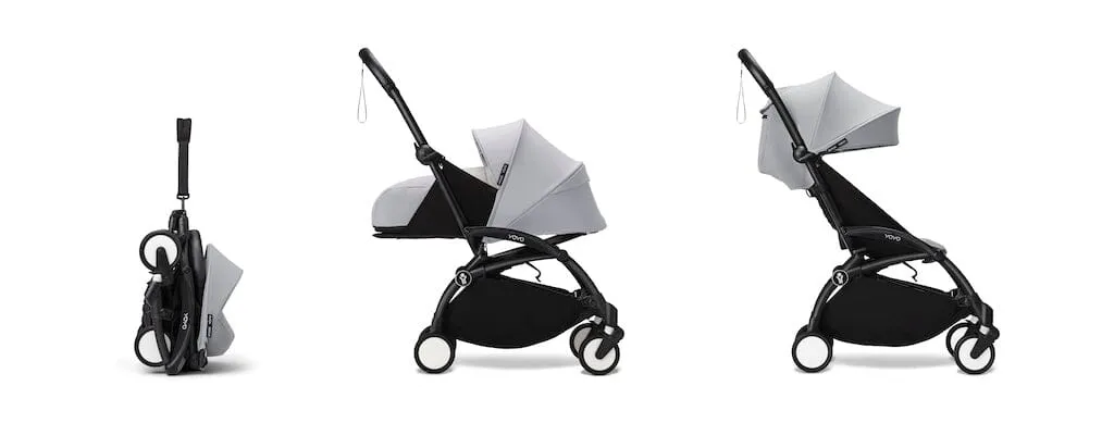 Stokke YOYO³ Complete Bundle: Stroller Frame, 0  Newborn Pack and 6  Color Pack