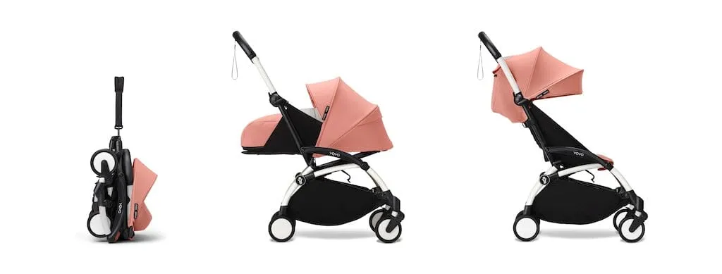 Stokke YOYO³ Complete Bundle: Stroller Frame, 0  Newborn Pack and 6  Color Pack