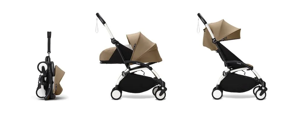 Stokke YOYO³ Complete Bundle: Stroller Frame, 0  Newborn Pack and 6  Color Pack