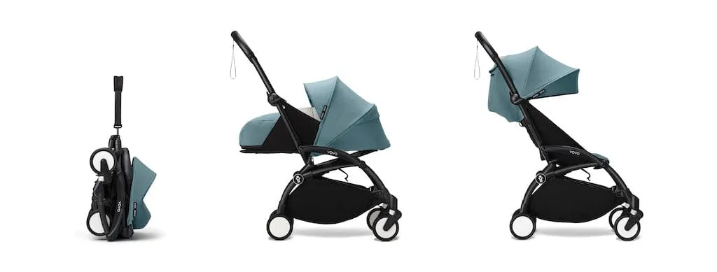 Stokke YOYO³ Complete Bundle: Stroller Frame, 0  Newborn Pack and 6  Color Pack