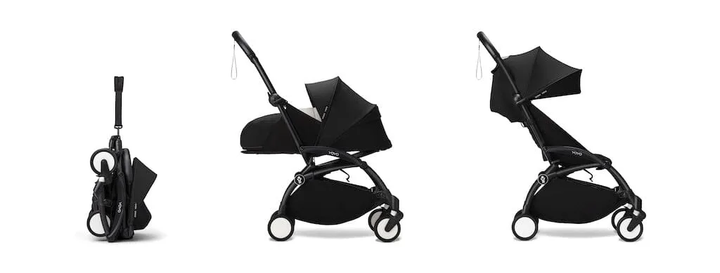 Stokke YOYO³ Complete Bundle: Stroller Frame, 0  Newborn Pack and 6  Color Pack