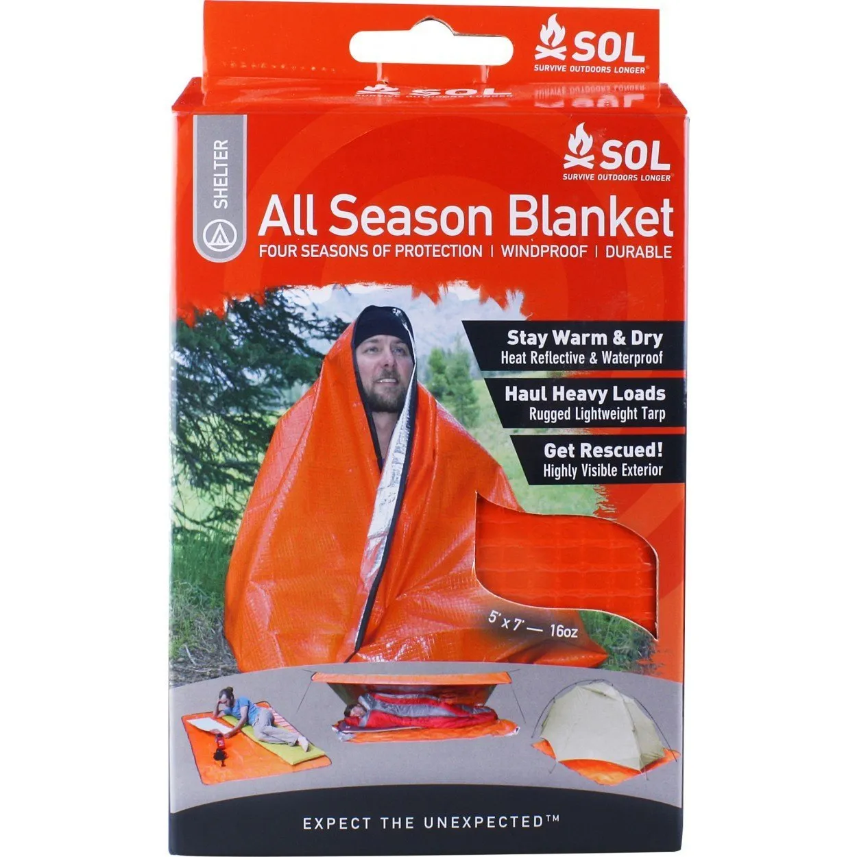 Survive Outdoors Longer SOL All Season Blanket