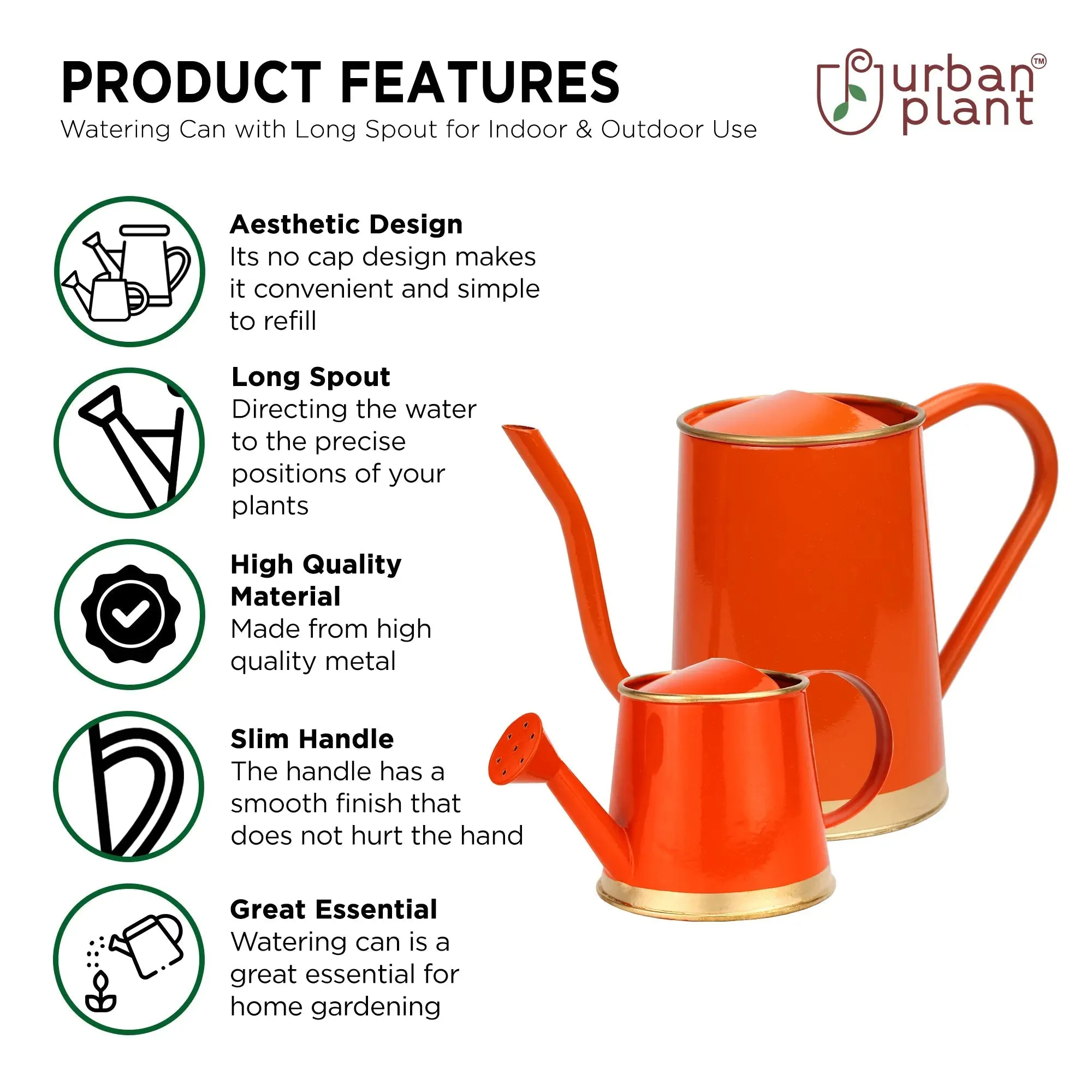 Urban Plant Watering Can Big & Small - (Pack of 2)