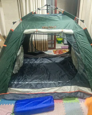WALNUT camping tent, 4-person tent, portable instant tent, automatic tent waterproof and windproof